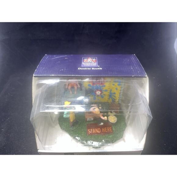 Lemax Carnival Dunkin' Booth #0283577 Carole Towne Collection - Picture 2 of 8